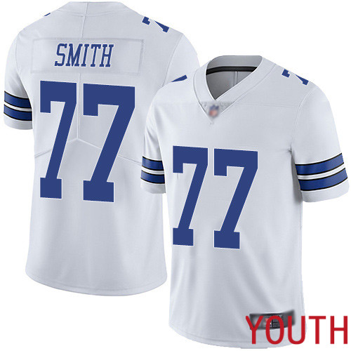 Youth Dallas Cowboys Limited White Tyron Smith Road #77 Vapor Untouchable NFL Jersey
